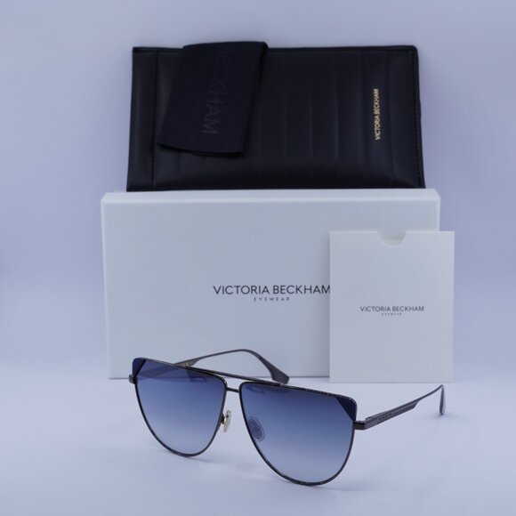 Victoria Beckham VB239S 319 Aviator Sunglasses – Grey/Blue - Picture 5 of 11